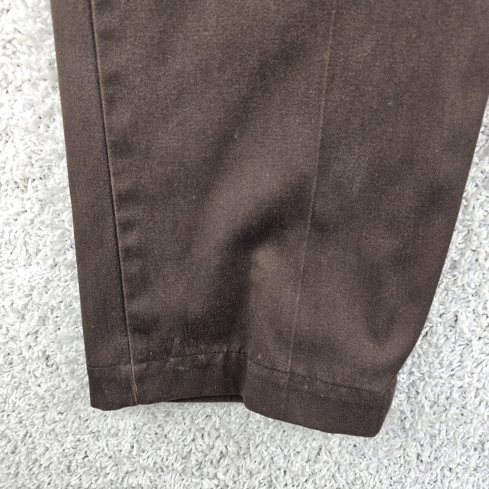 Vintage 90s Dickies Pants Mens 40x30 (39x27) Brown Skater Work 90s Made USA - Picture 9 of 13